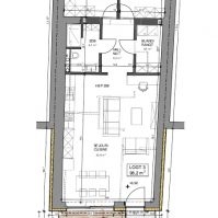 Feronstrée - Appartement 3 - Plan architecte