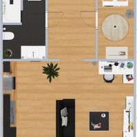 Feronstrée - Appartement 3 - Plan 2D